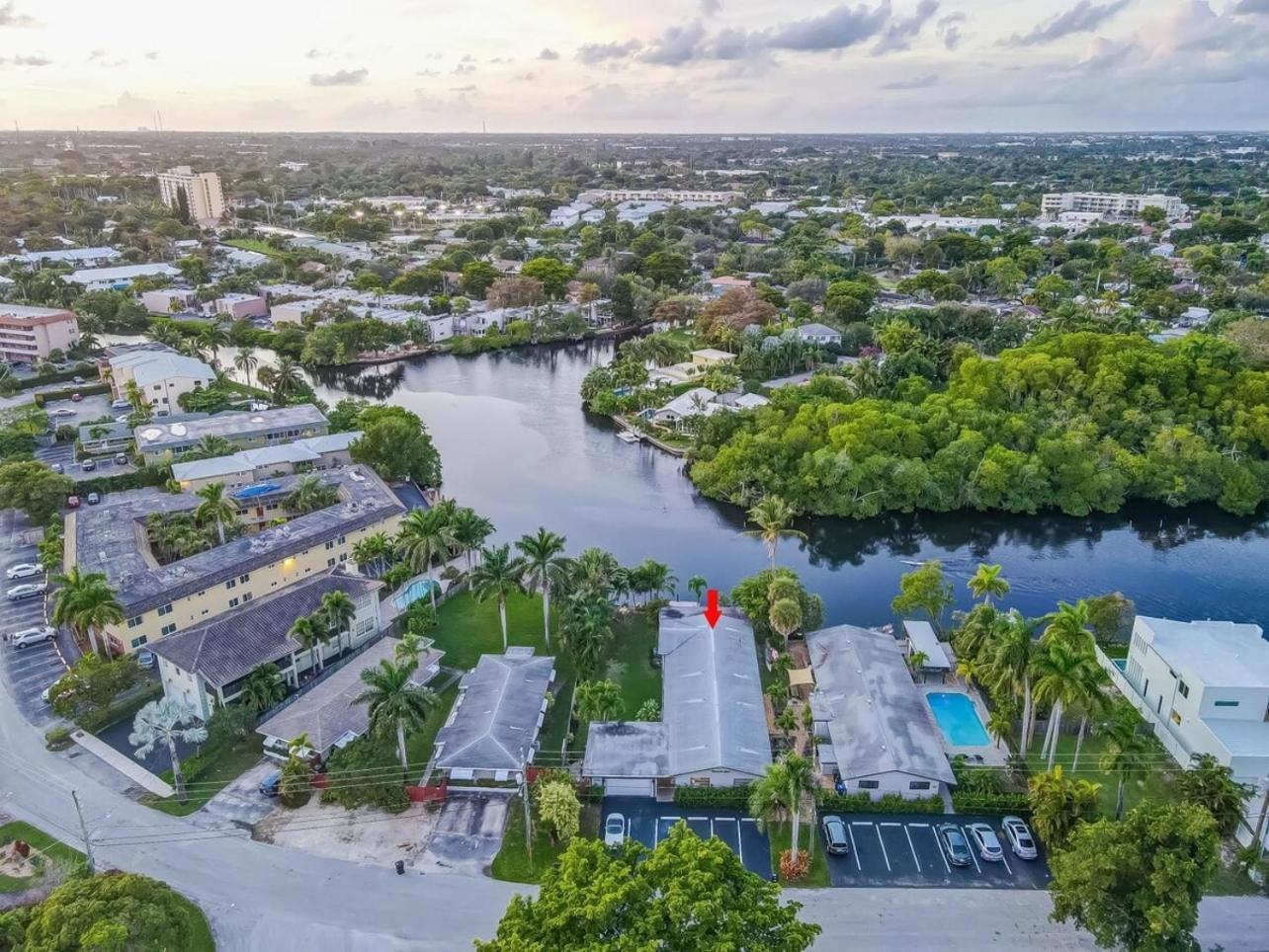 Waterfront Apartment Private Patio Pool Fort Lauderdale Exterior foto